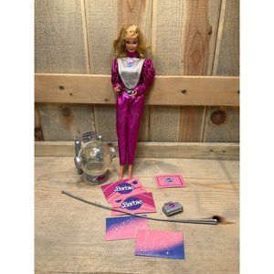 Vintage Astronaut Barbie Doll Pink Space Outfit 1966 Body with accessories